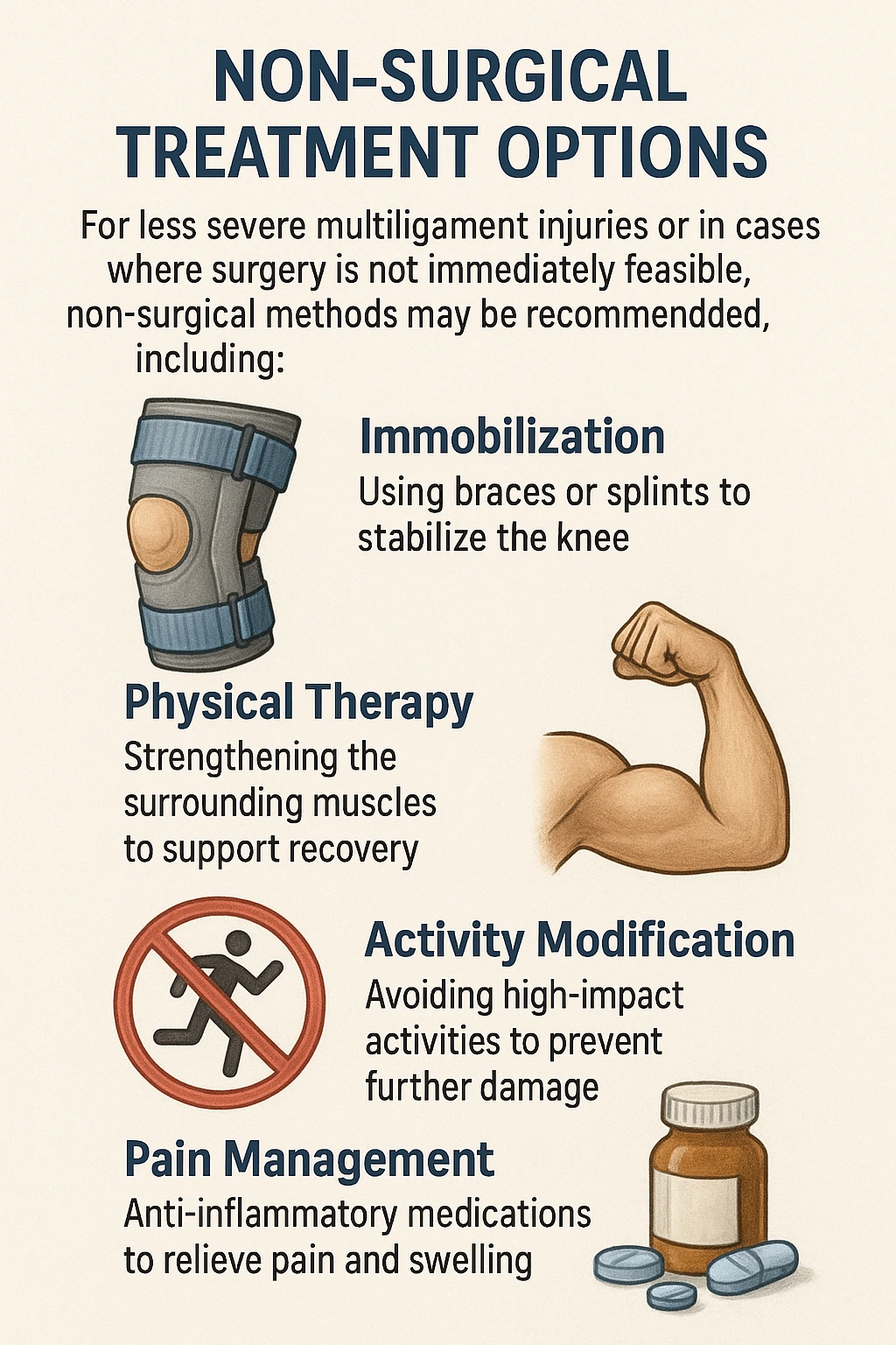 non-Surgical Intervention for Multiligament Injury Rotator cuff tear treatments